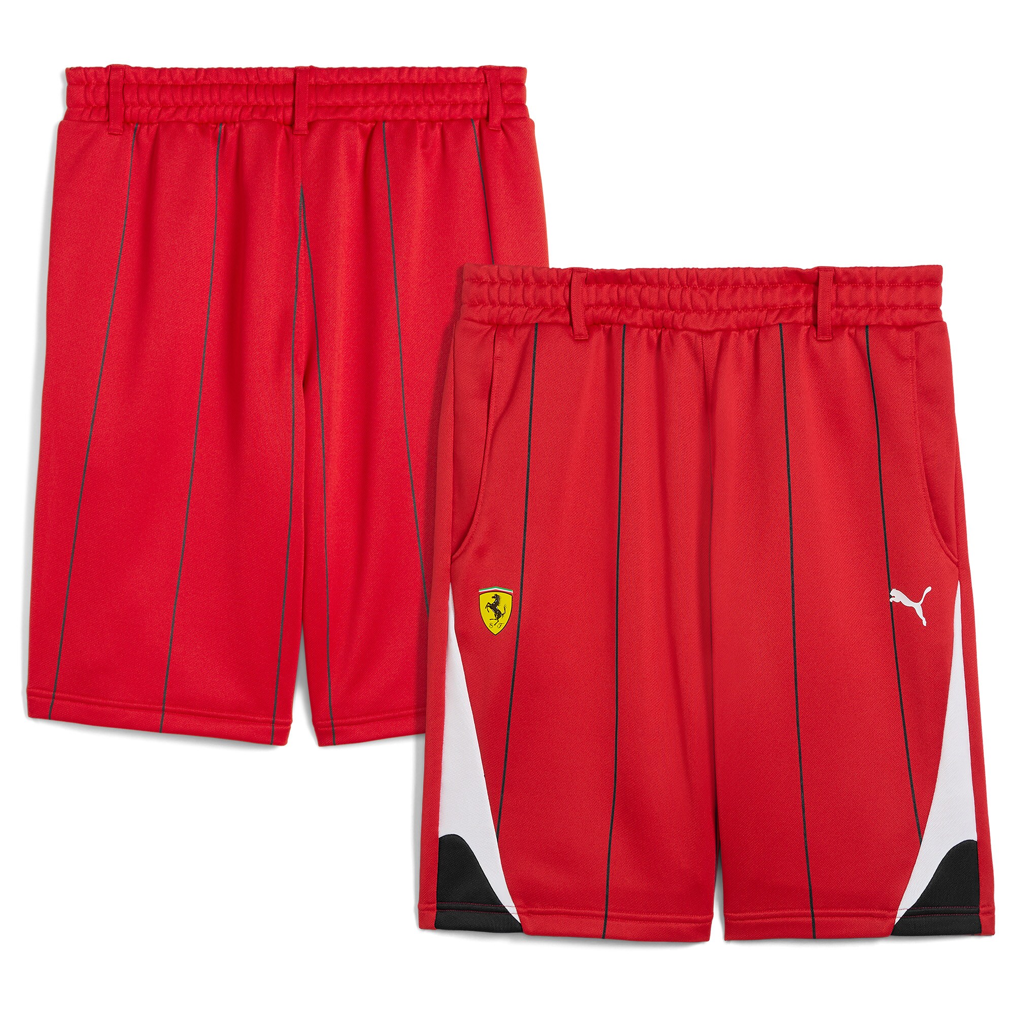 Scuderia Ferrari Race Woven Shorts by Puma - Red