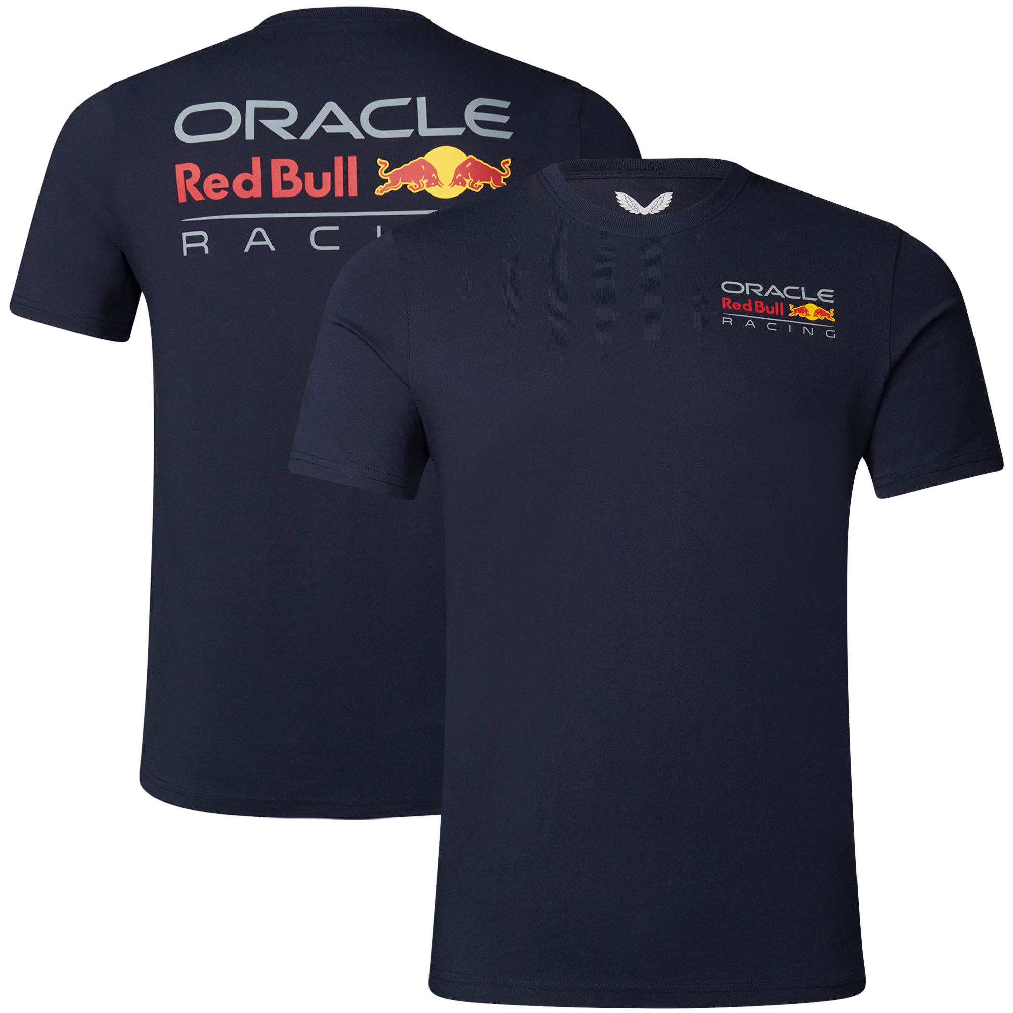 Red Bull Racing Large Logo T-shirt - Navy - Unisex