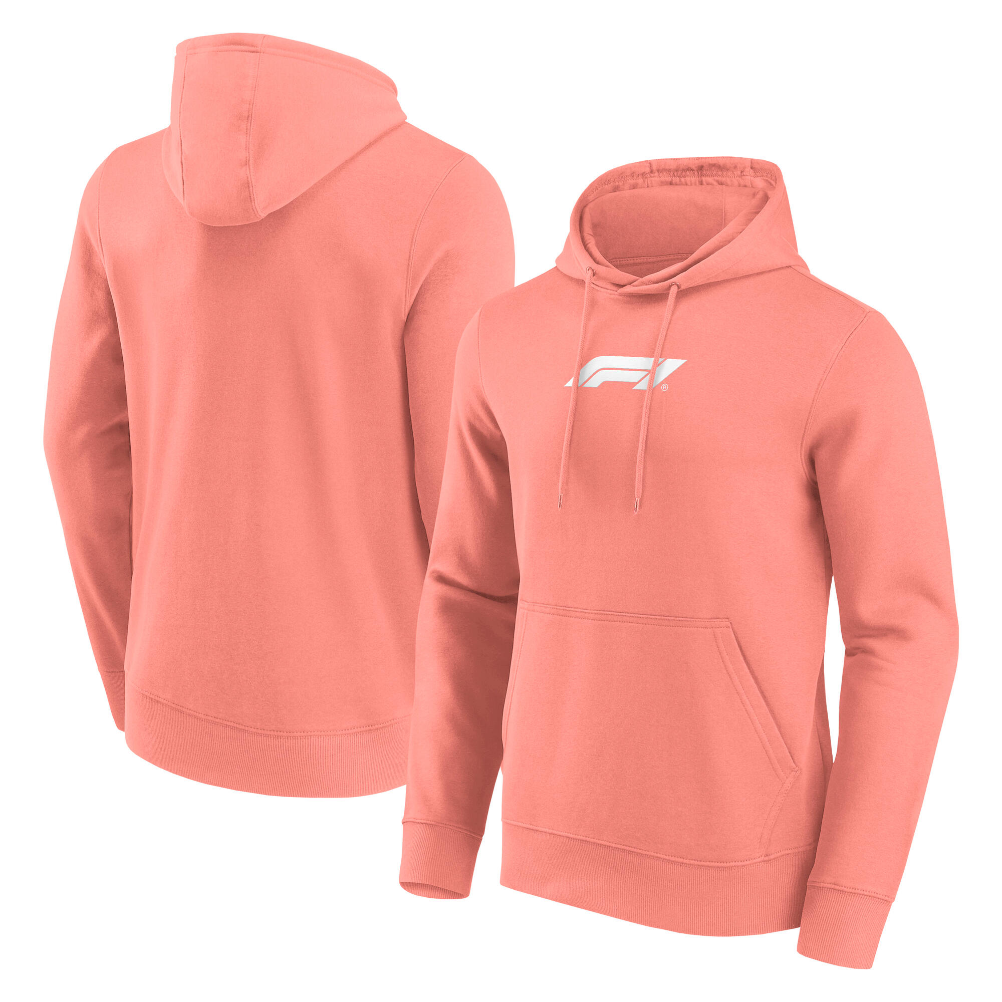 Formula 1 Small Mono Logo Hoodie - Coral Haze