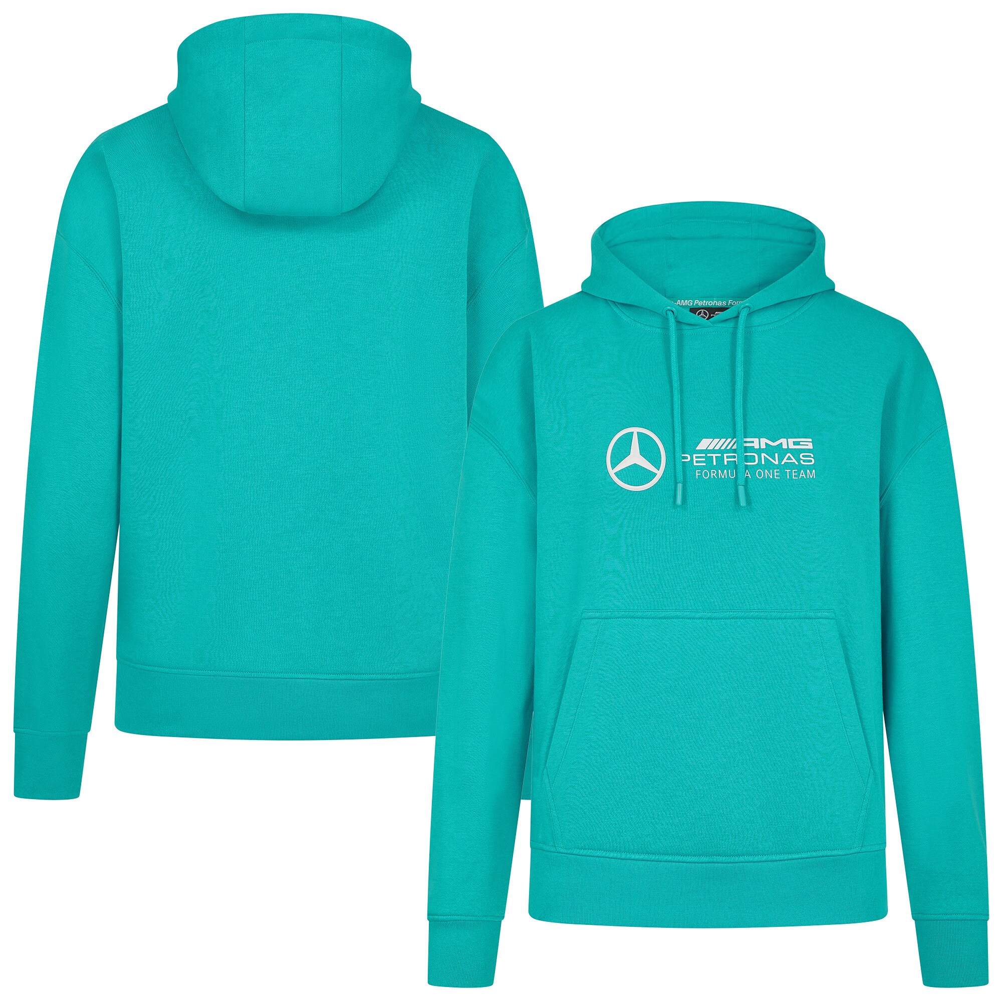 Mercedes AMG Petronas F1 Oversized Hoodie - Teal - Womens