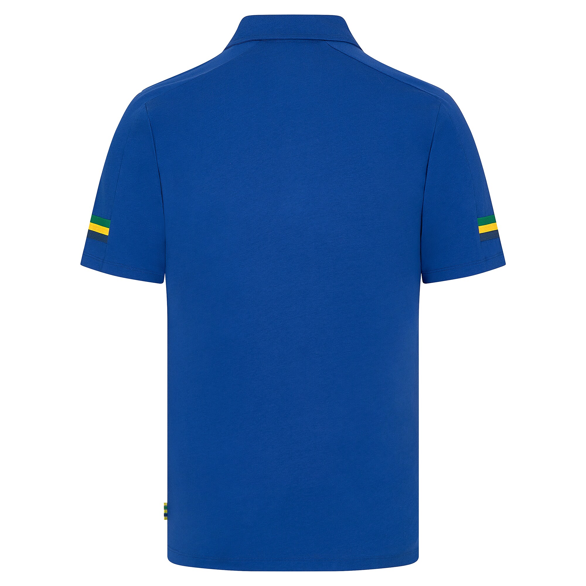 Ayrton Senna Stripe Polo - Navy