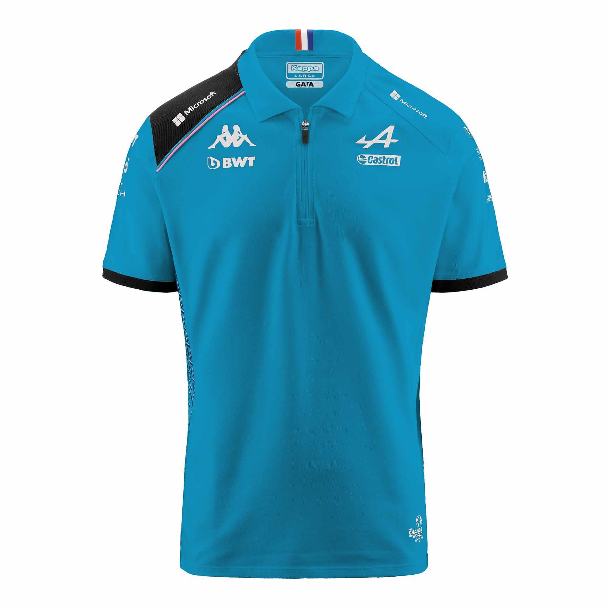 BWT Alpine F1 Team 2023 Polo - Blue - Kids