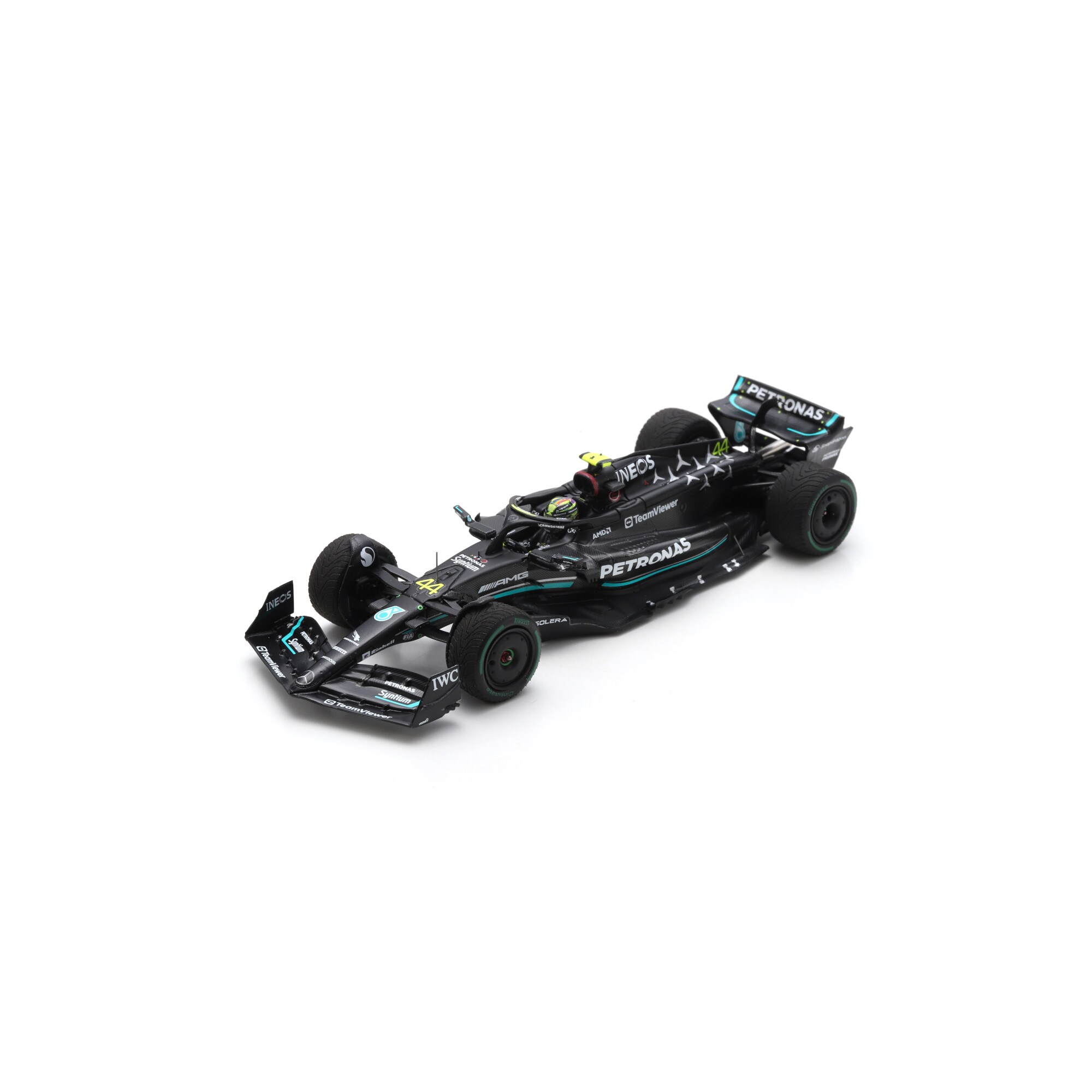 Mercedes AMG Petronas F1 W14 E Performance No.44 Lewis Hamilton 4th Monaco GP 1:43 Spark Model