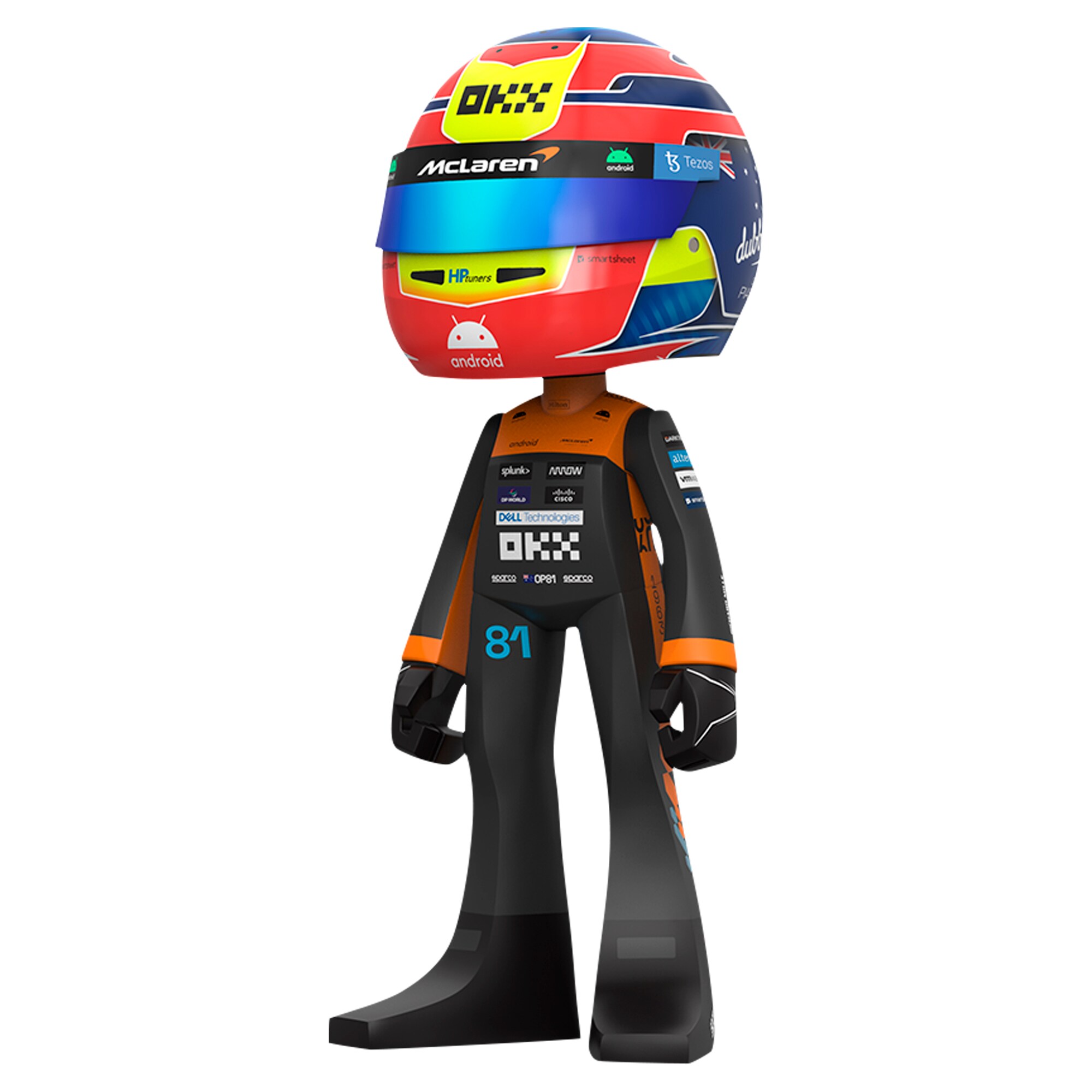 McLaren Mighty Jaxx 2023 Oscar Piastri Collectable Figurine