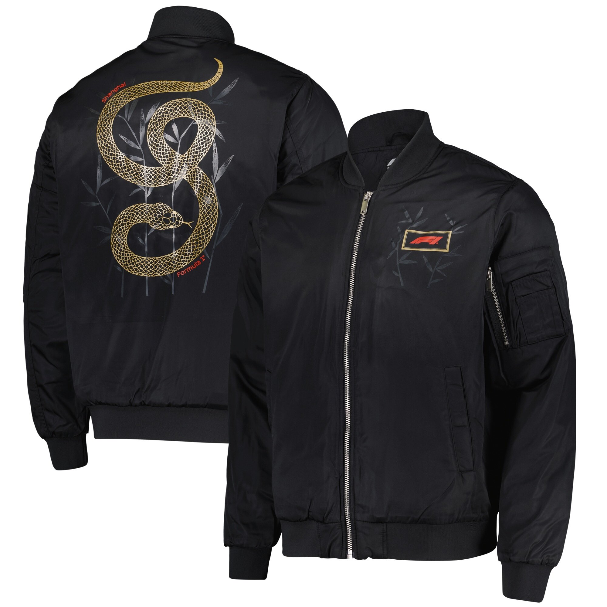 Formula 1 Year of the Snake Bomber Jacket - Black - Unisex