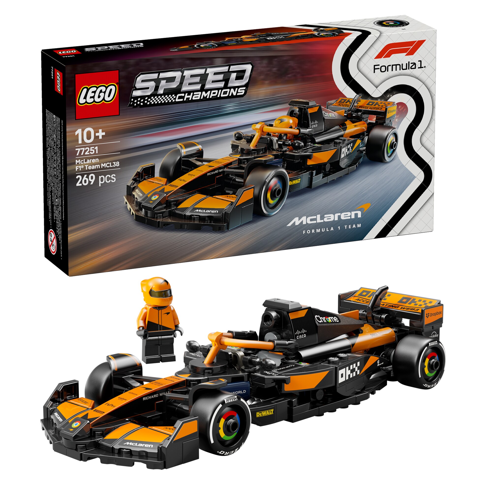 McLaren F1® Team LEGO® MCL38 Race Car