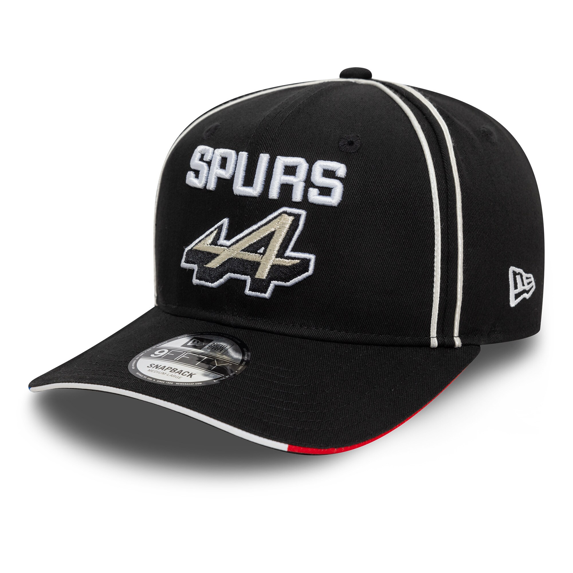 Alpine F1 Team X San Antonio Spurs 2024 New Era 9FIFTY Pre Curve Special Edition Austin GP Cap