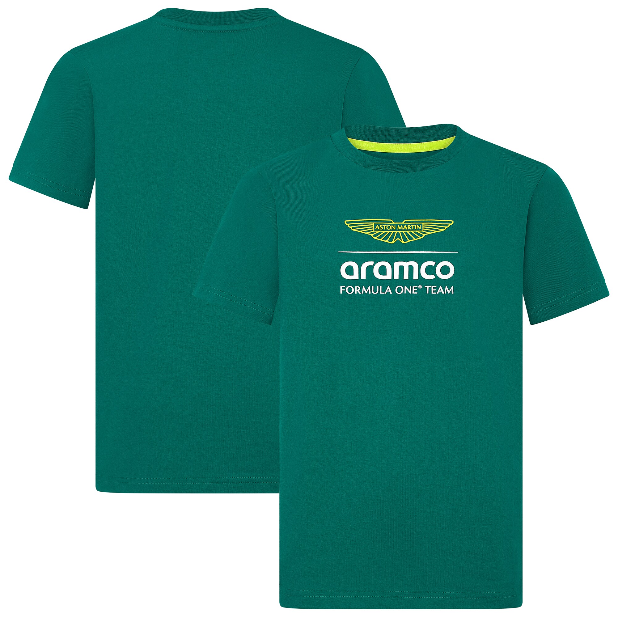 Aston Martin Aramco F1 Logo T-Shirt - Green - Kids
