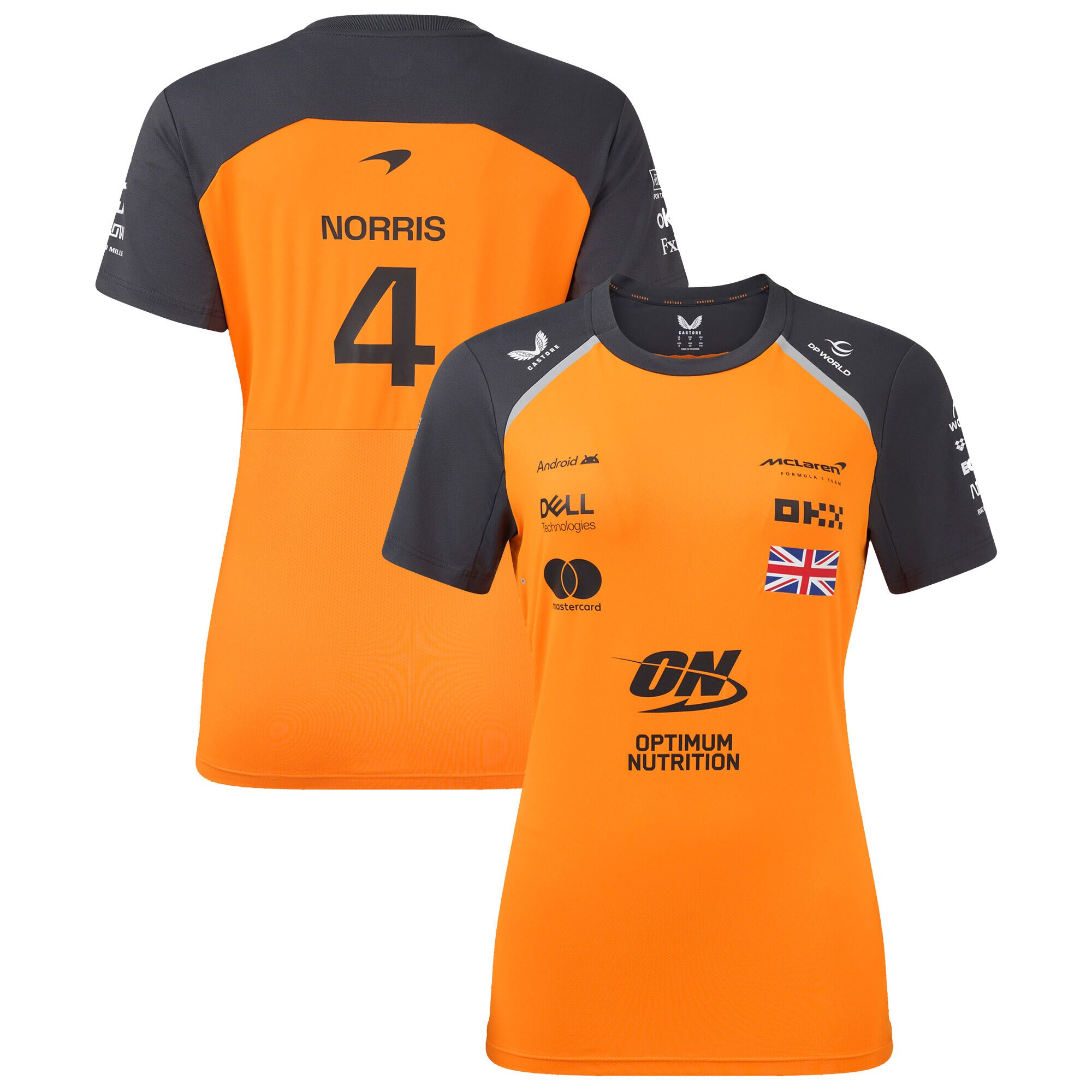 McLaren 2025 Team Lando Norris Driver Set Up T-Shirt - Autumn - Womens