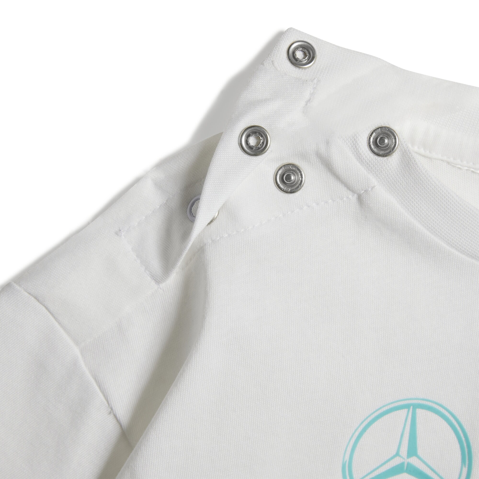 Mercedes AMG Petronas adidas F1 Short & T-Shirt Set- White - Infant