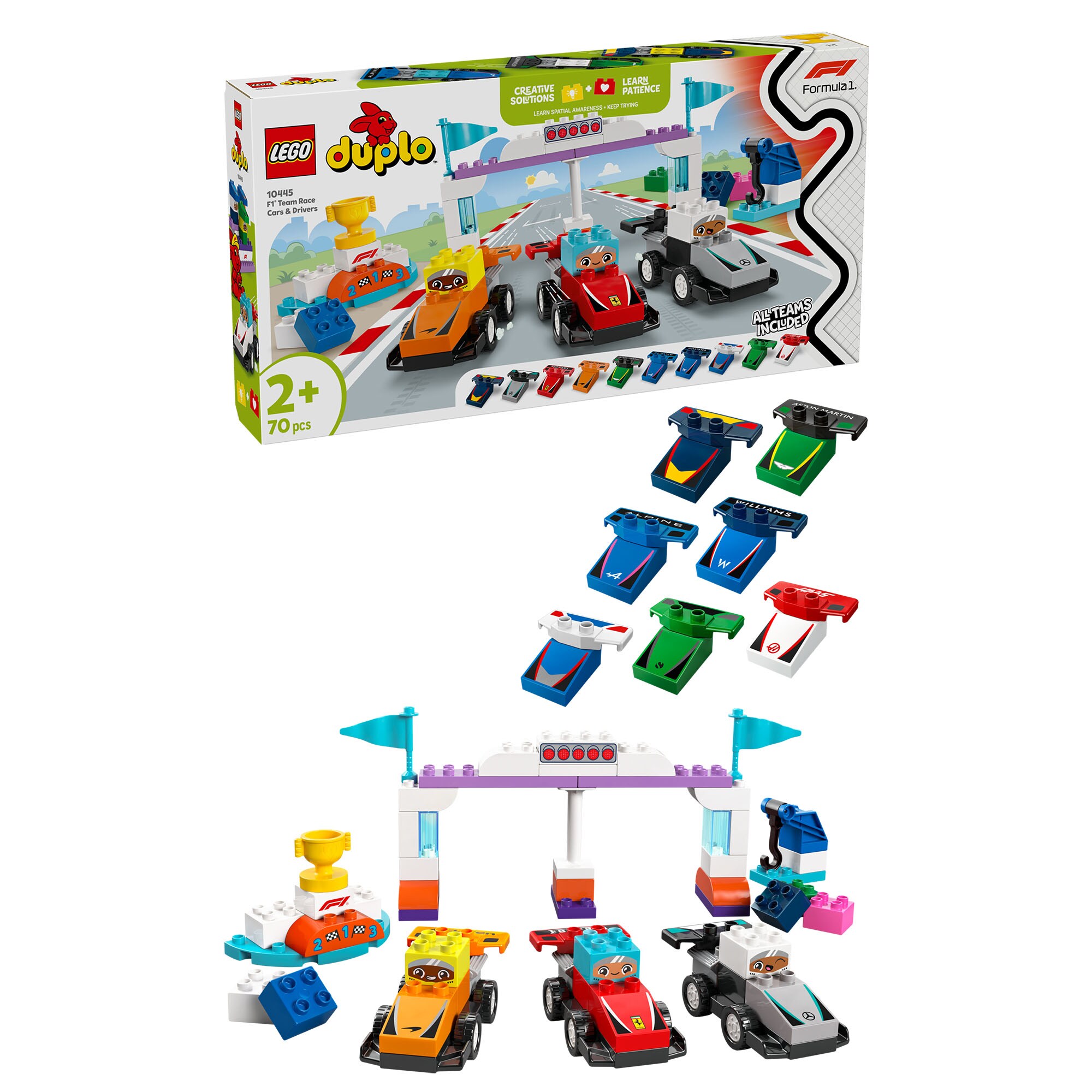 F1® LEGO® Team Race Cars & Drivers