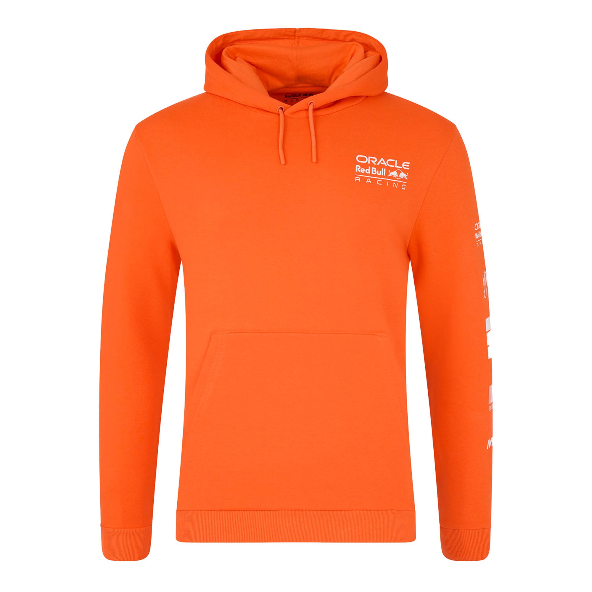 Red Bull Racing Max Verstappen Puzzle Driver Hoodie - Orange - Unisex