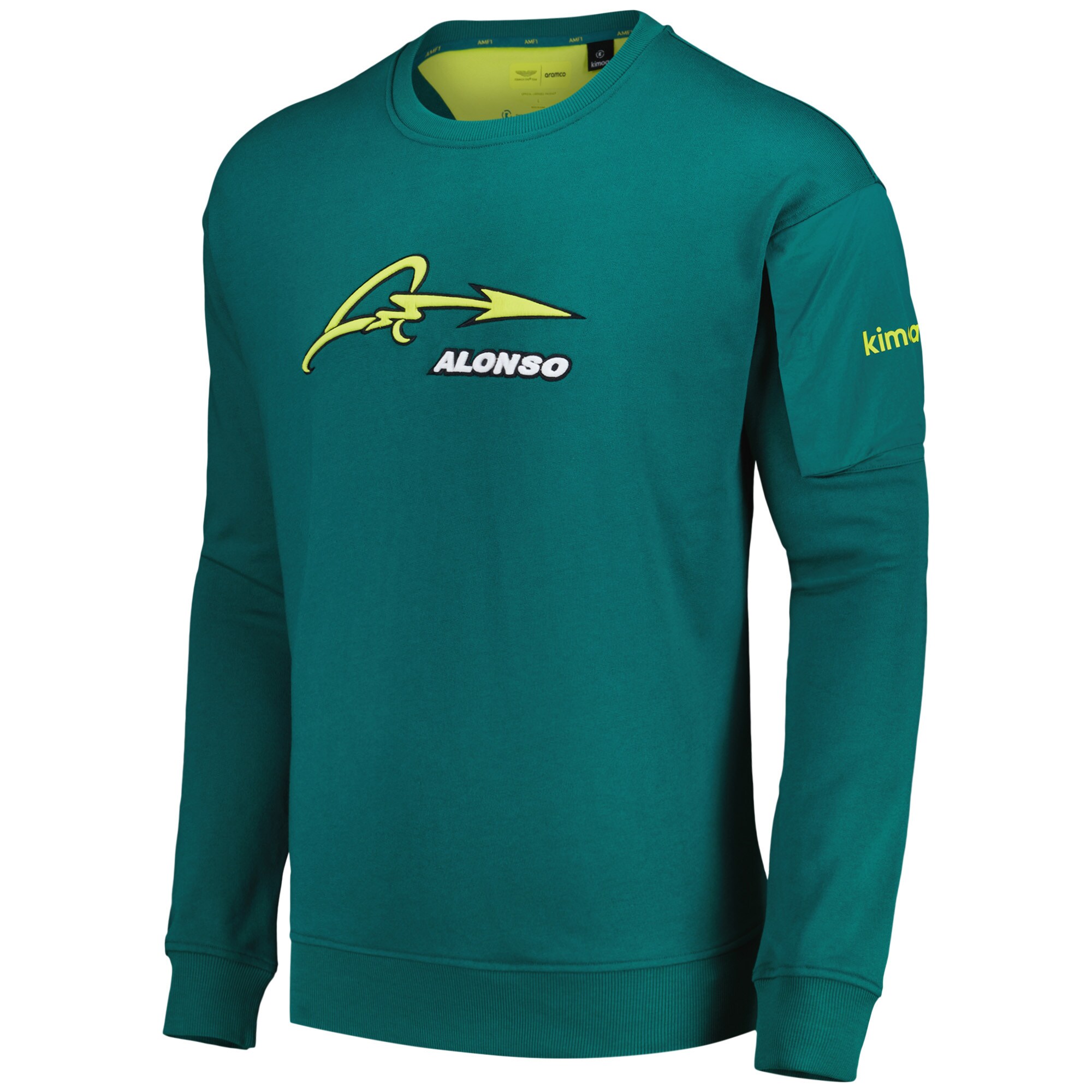 Aston Martin Cognizant F1 Official Kimoa Fernando Alonso Embroidery Sweatshirt