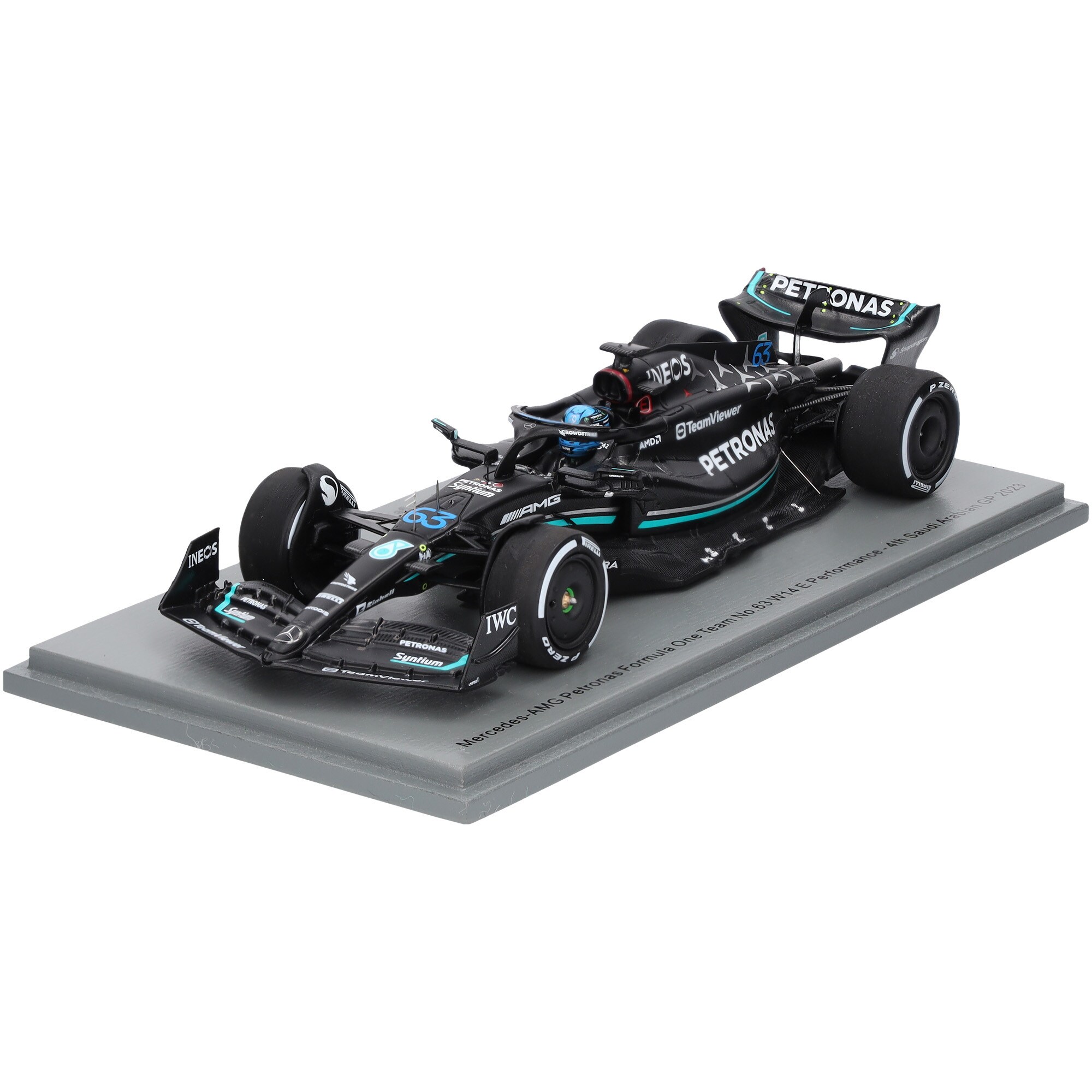 Mercedes AMG Petronas F1 W14 E Performance No.63 - George Russell 1:43 Spark Model