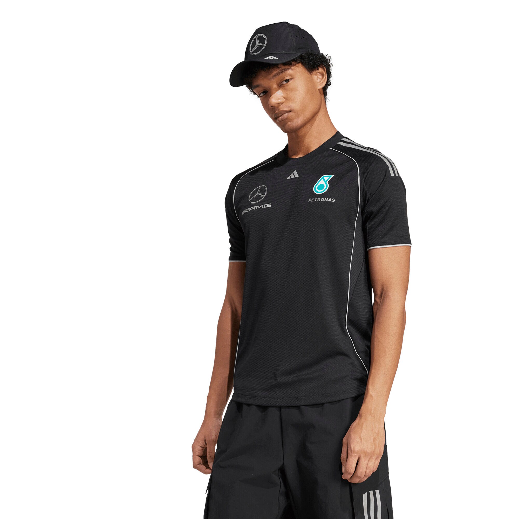 Mercedes AMG Petronas adidas F1 Team Mechanics Jersey - Black