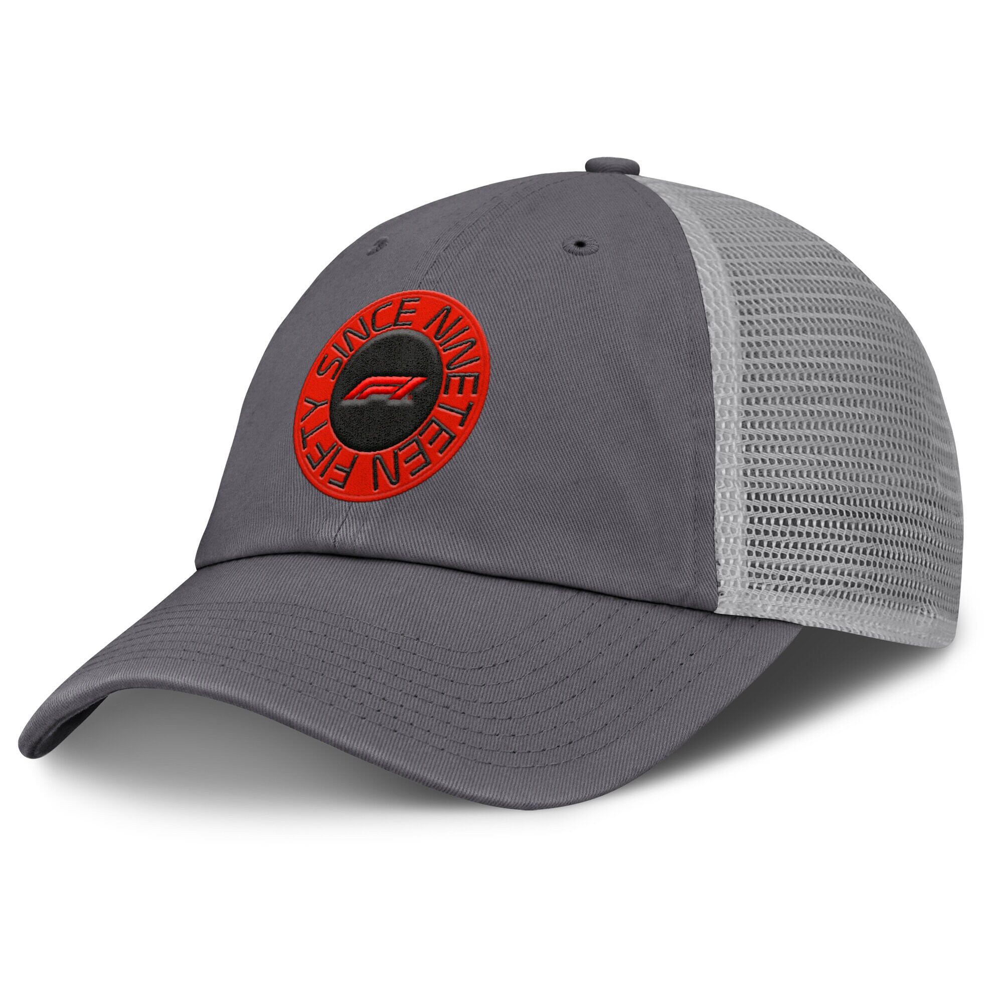 Formula 1 Fleet Unstructured Adjustable Meshback Cap - Storm Gray - Unisex