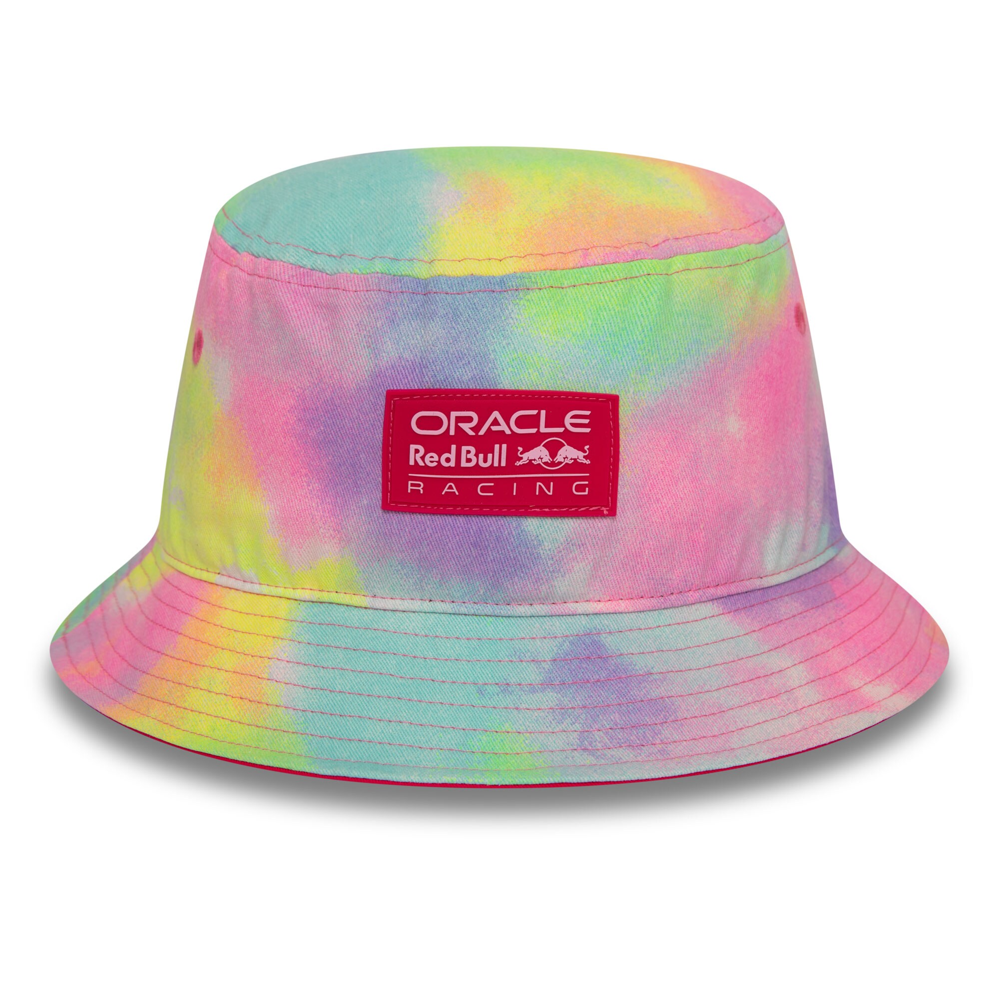 Red Bull Racing New Era Tie Dye Denim Bucket Hat