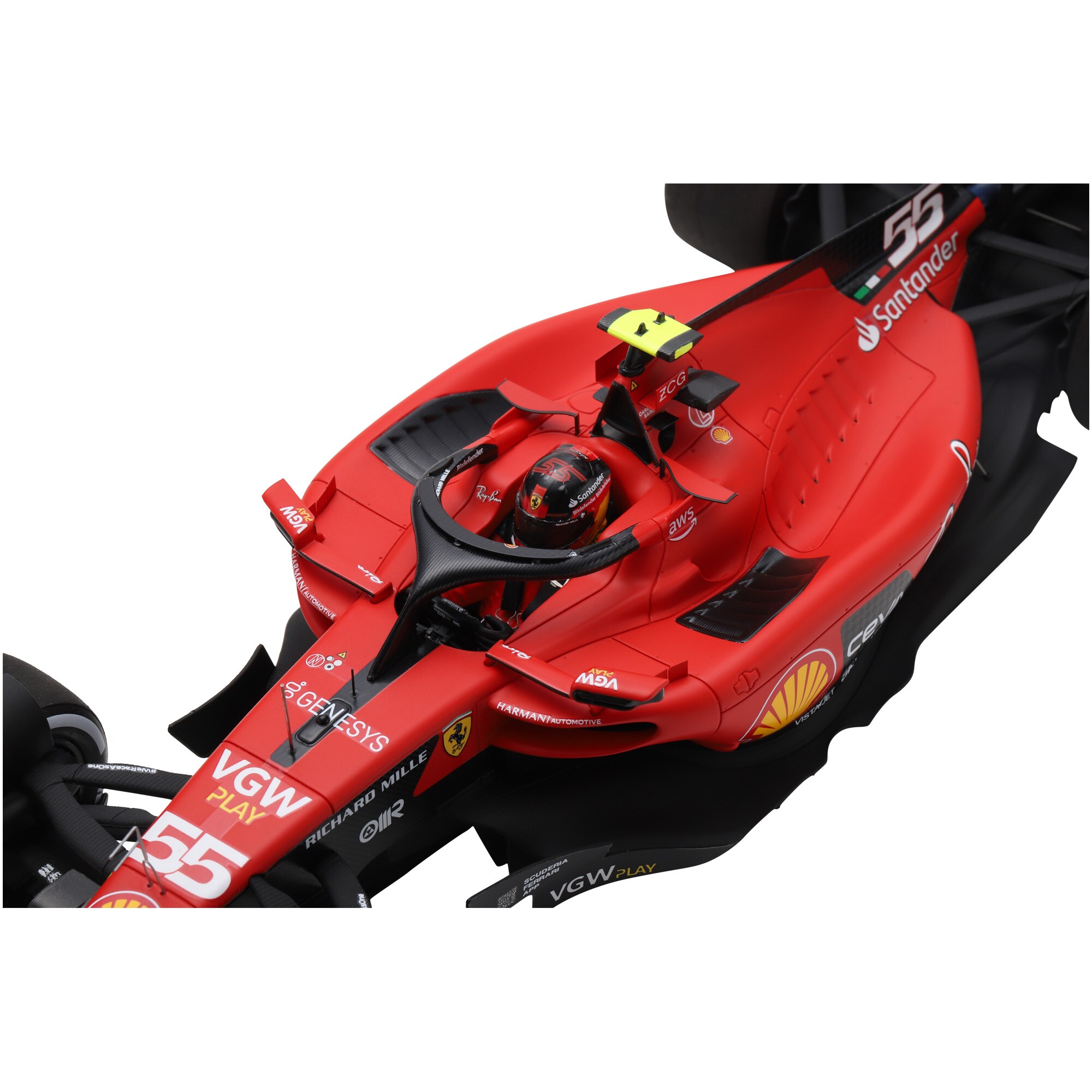 Scuderai Ferrari SF23 No.55 Bahrain GP 4th Place - Carlos Sainz 1:18 LookSmart Model