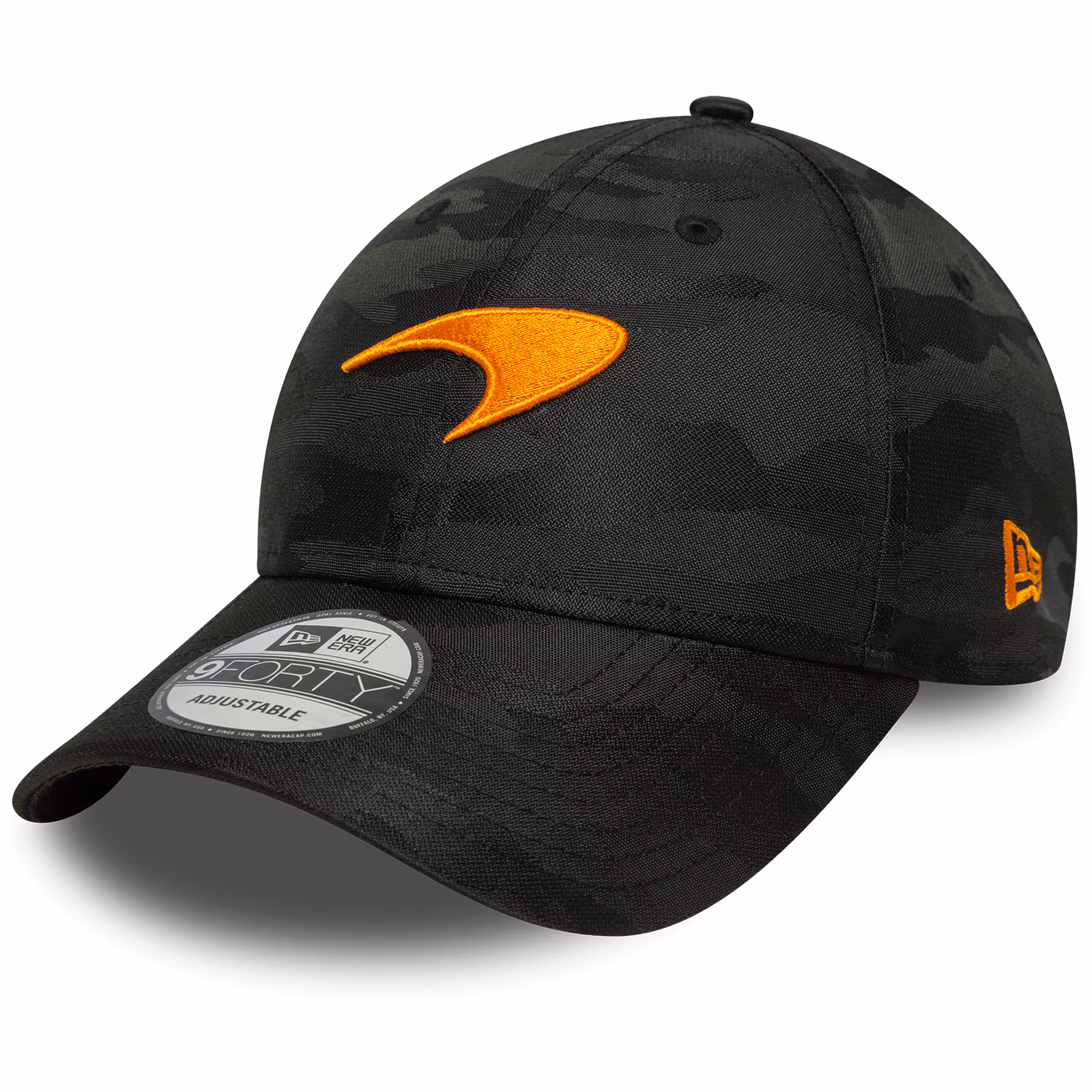 McLaren New Era 9FORTY Camo Print Cap - Black