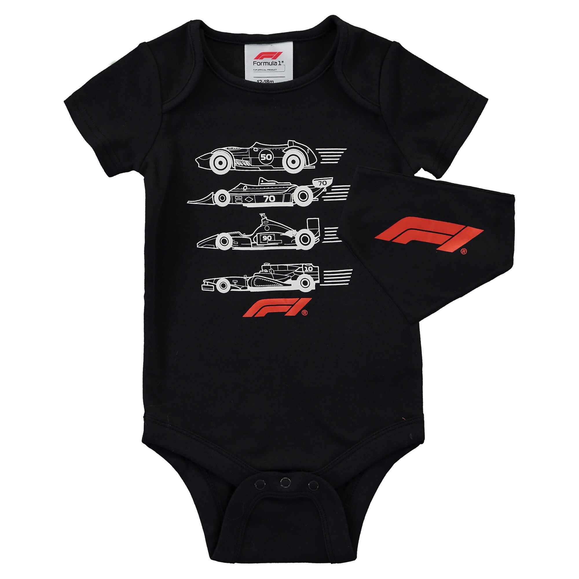 Formula 1 4 Piece Gift Set - Baby - Grey/Black