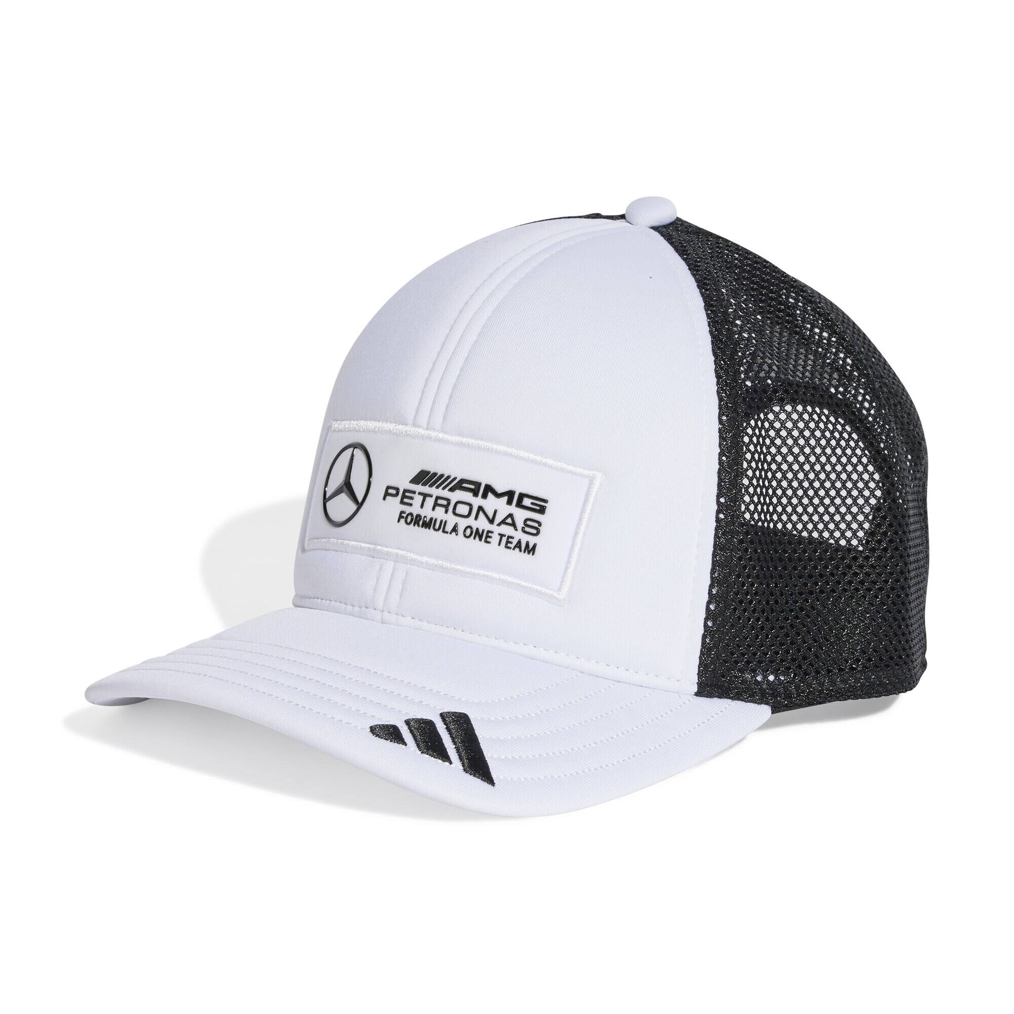 Mercedes AMG Petronas adidas F1 Team Trucker Cap - White