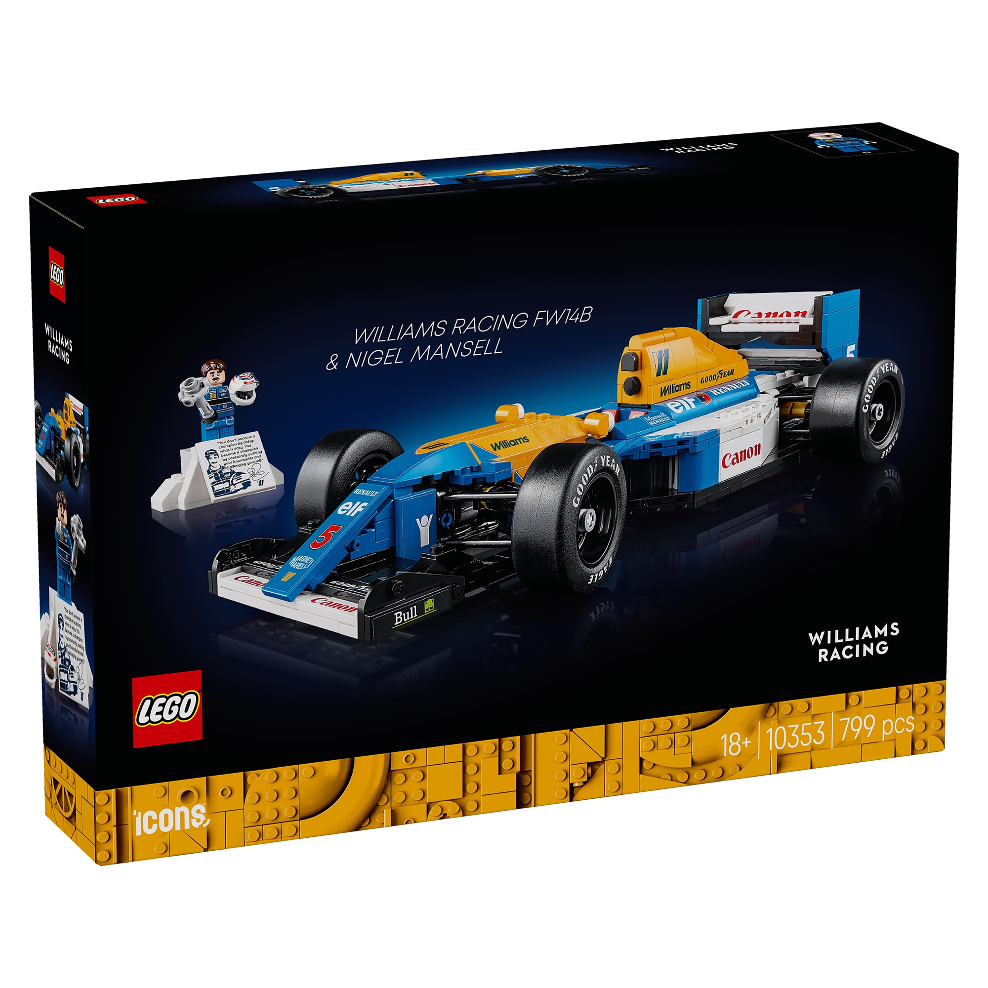 Williams Racing Lego - Icons Nigel Mansell