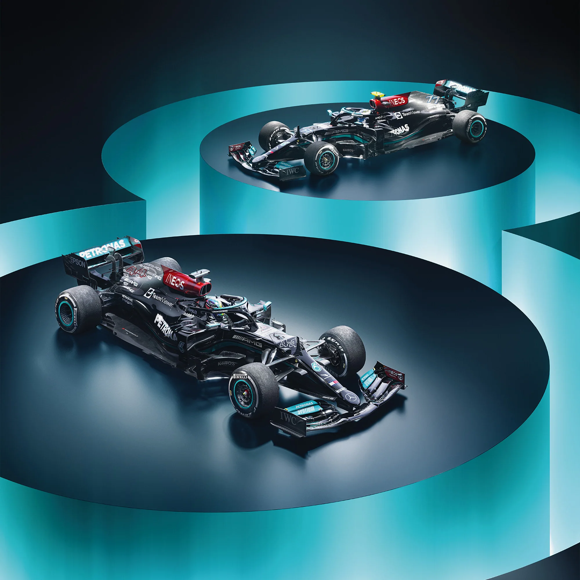 AMG Petronas F1 Team 8 World Constructor Championship Wins - Collectors Edition Poster