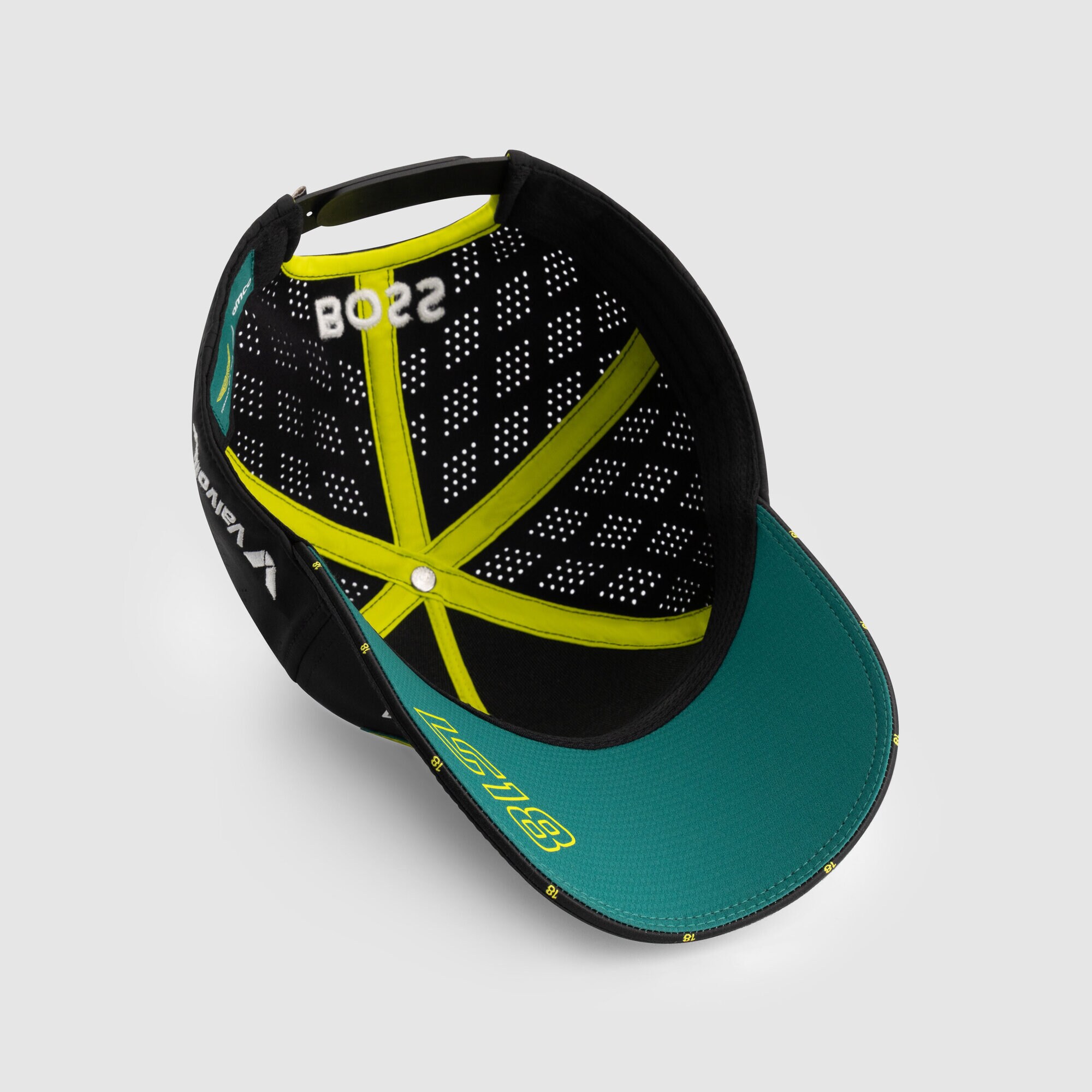Aston Martin Aramco Cognizant F1 2025 Lance Stroll Team Cap - Black