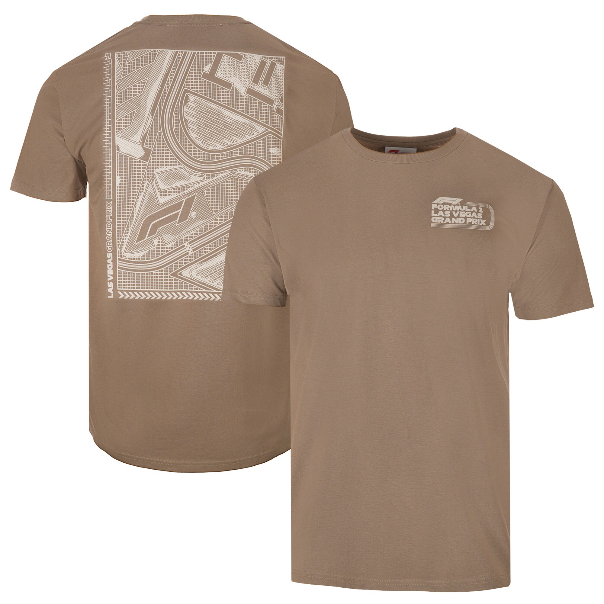 Unisex Tan Formula 1 2024 Las Vegas Grand Prix Desert Heat T-Shirt