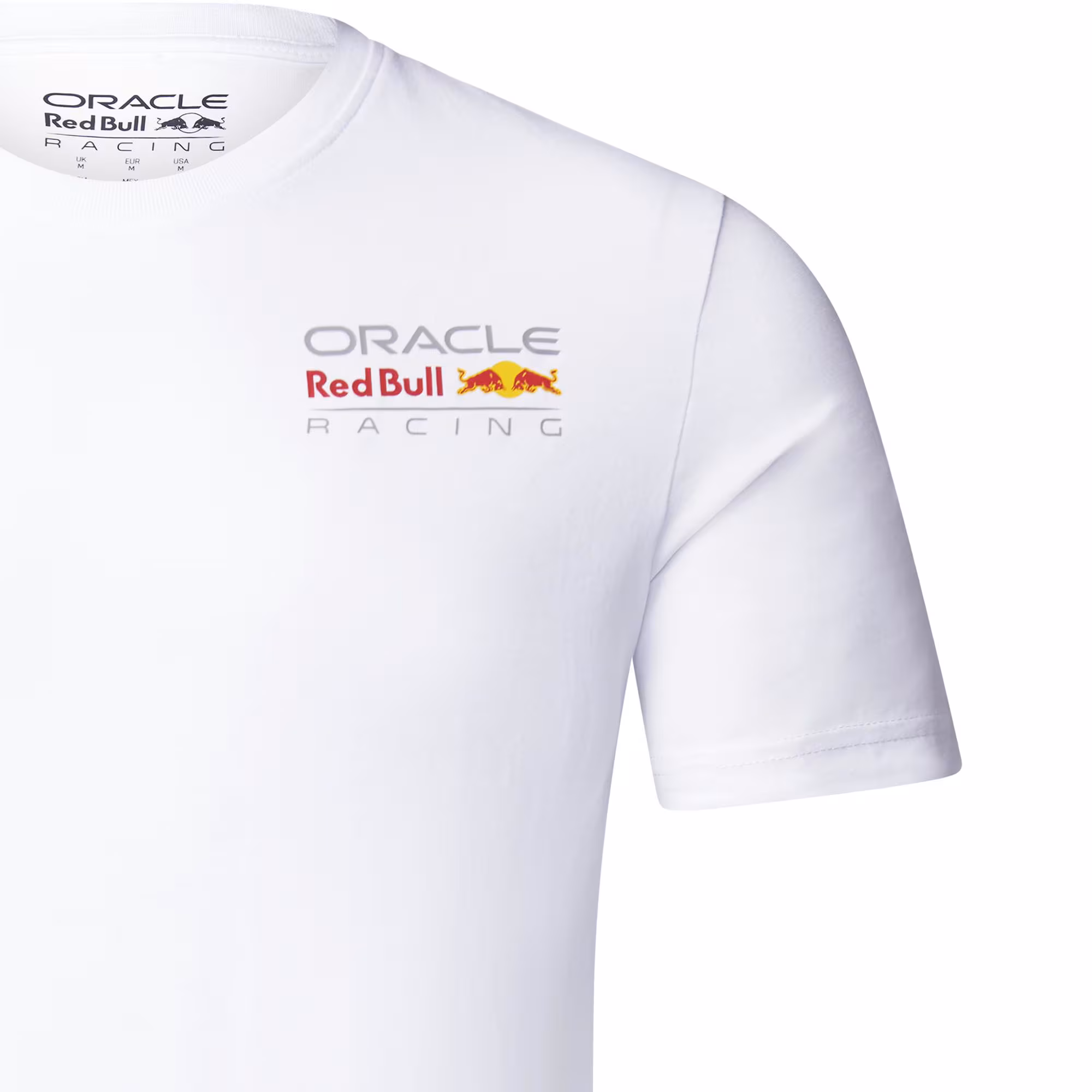 Oracle Red Bull Racing Large Logo T-shirt - White - Unisex