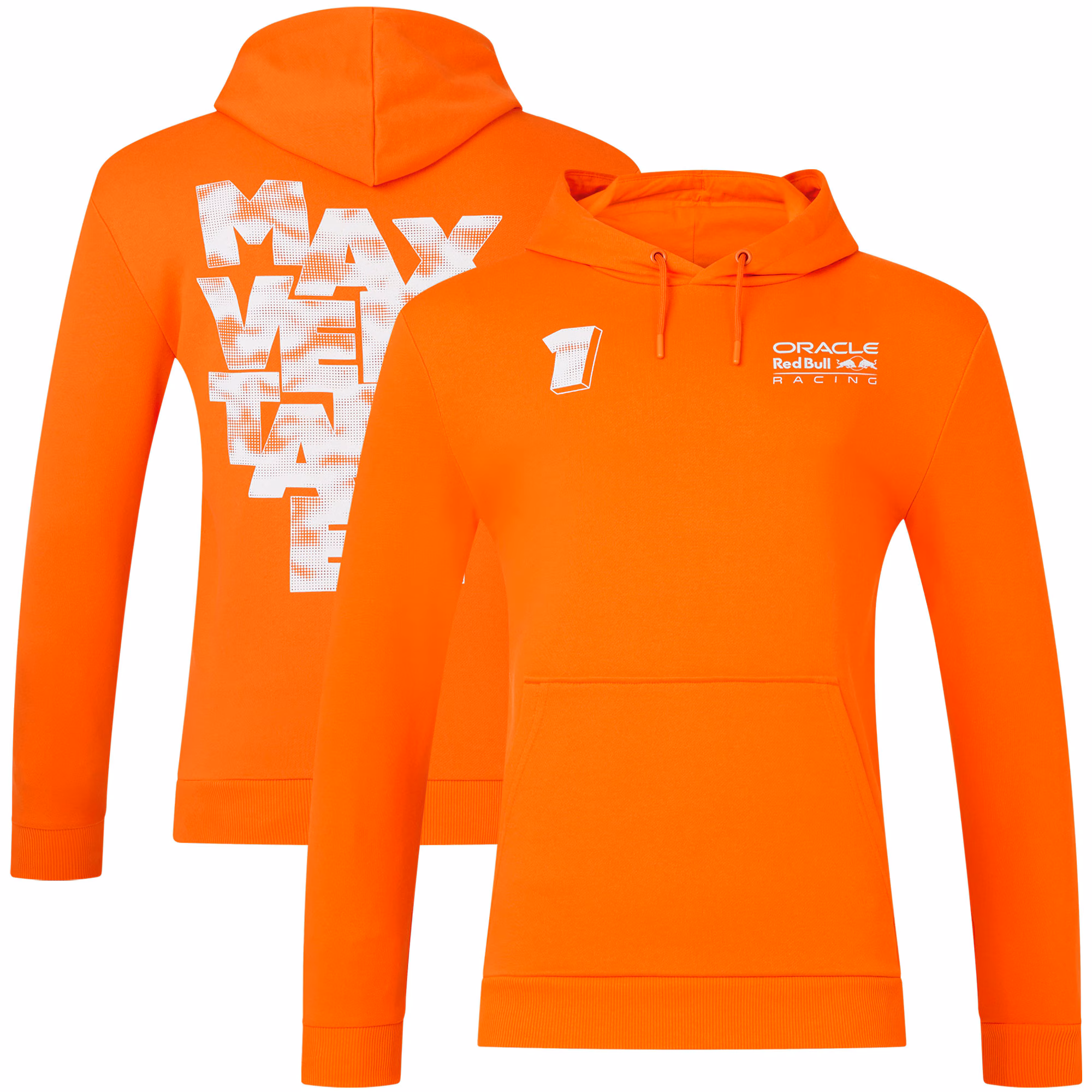 Red Bull Racing Max Verstappen Expression Driver Hoodie - Orange - Unisex