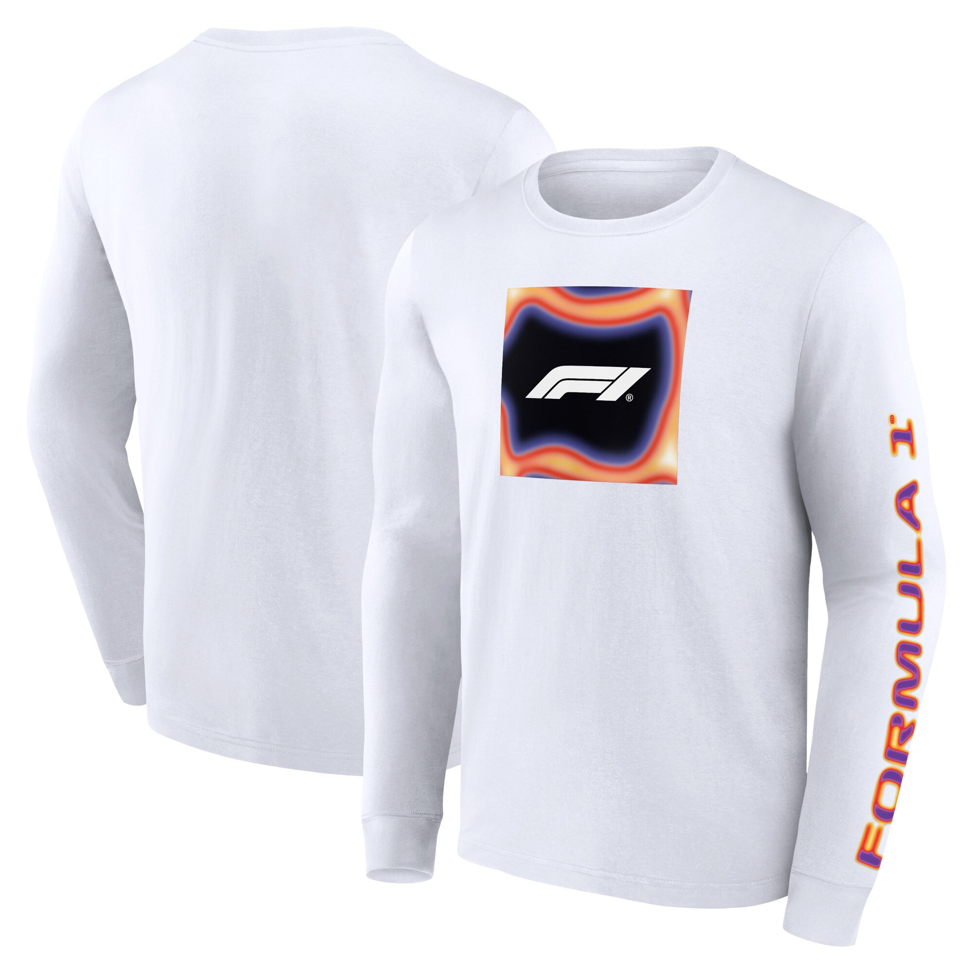Formula 1 Heat Map Long Sleeve T-Shirt - White