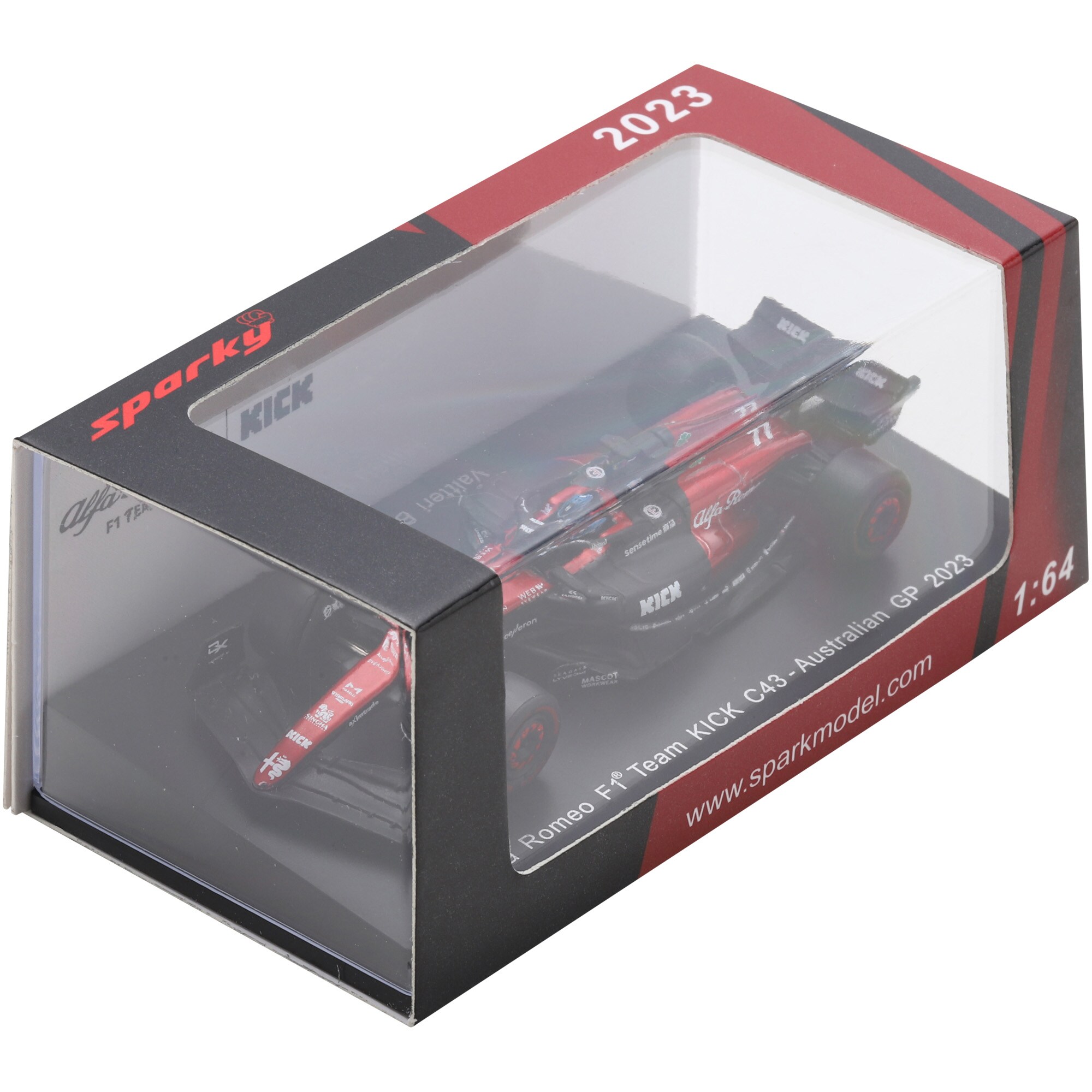 Alfa Romeo Sauber F1 Team Stake C43 No.77 Valtteri Bottas 1:64 Model