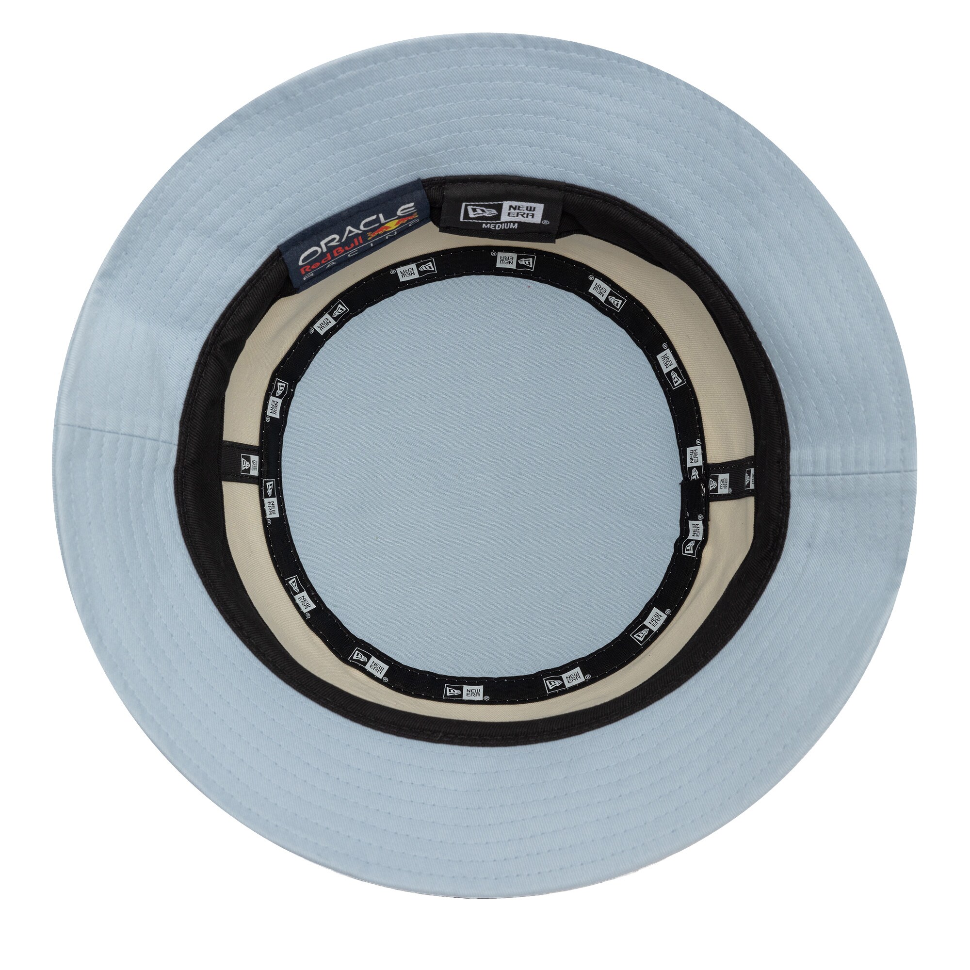 Red Bull Racing New Era Contrast Tapered Bucket Hat - Light Cream/Blue