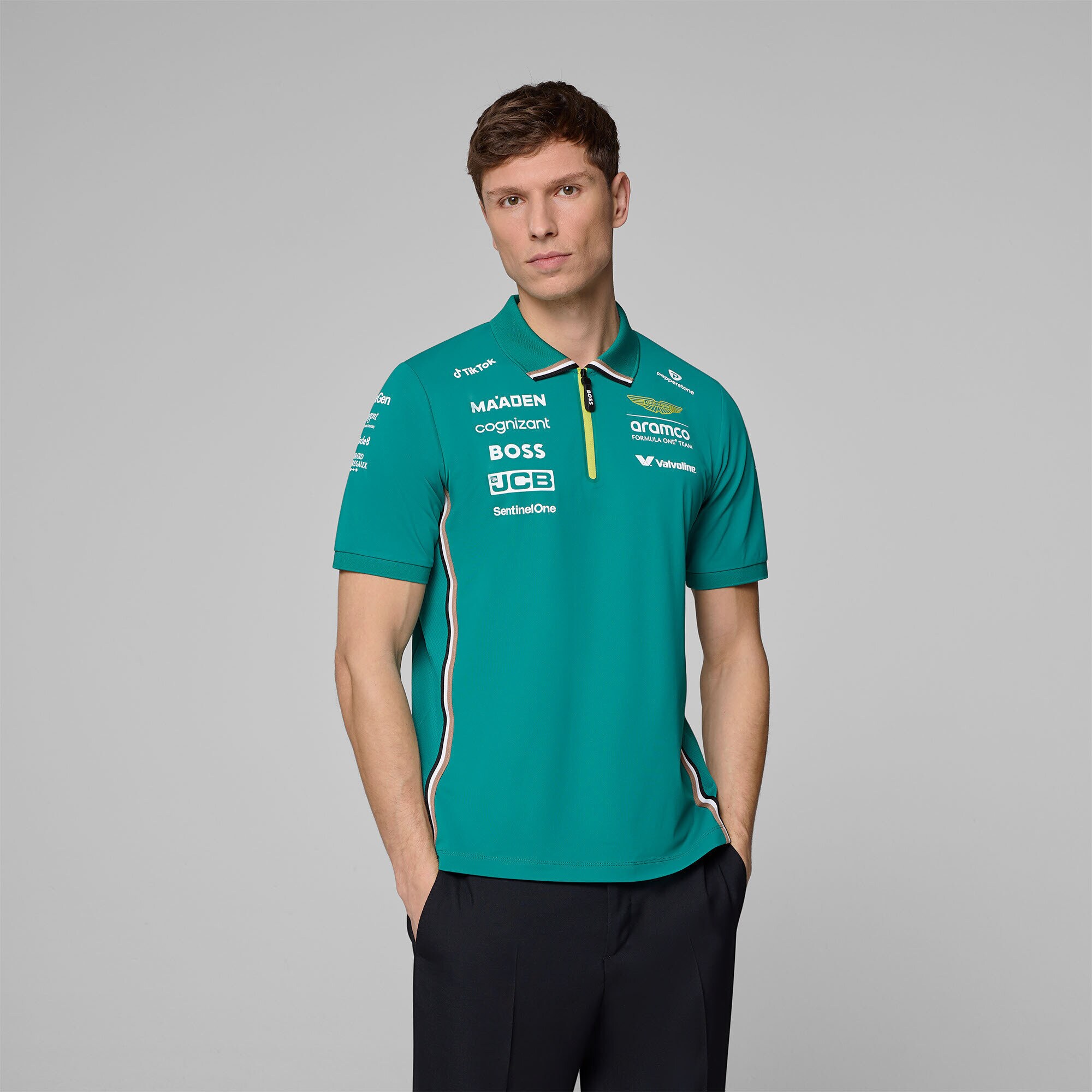 Aston Martin Aramco Cognizant F1 2025 Team Polo