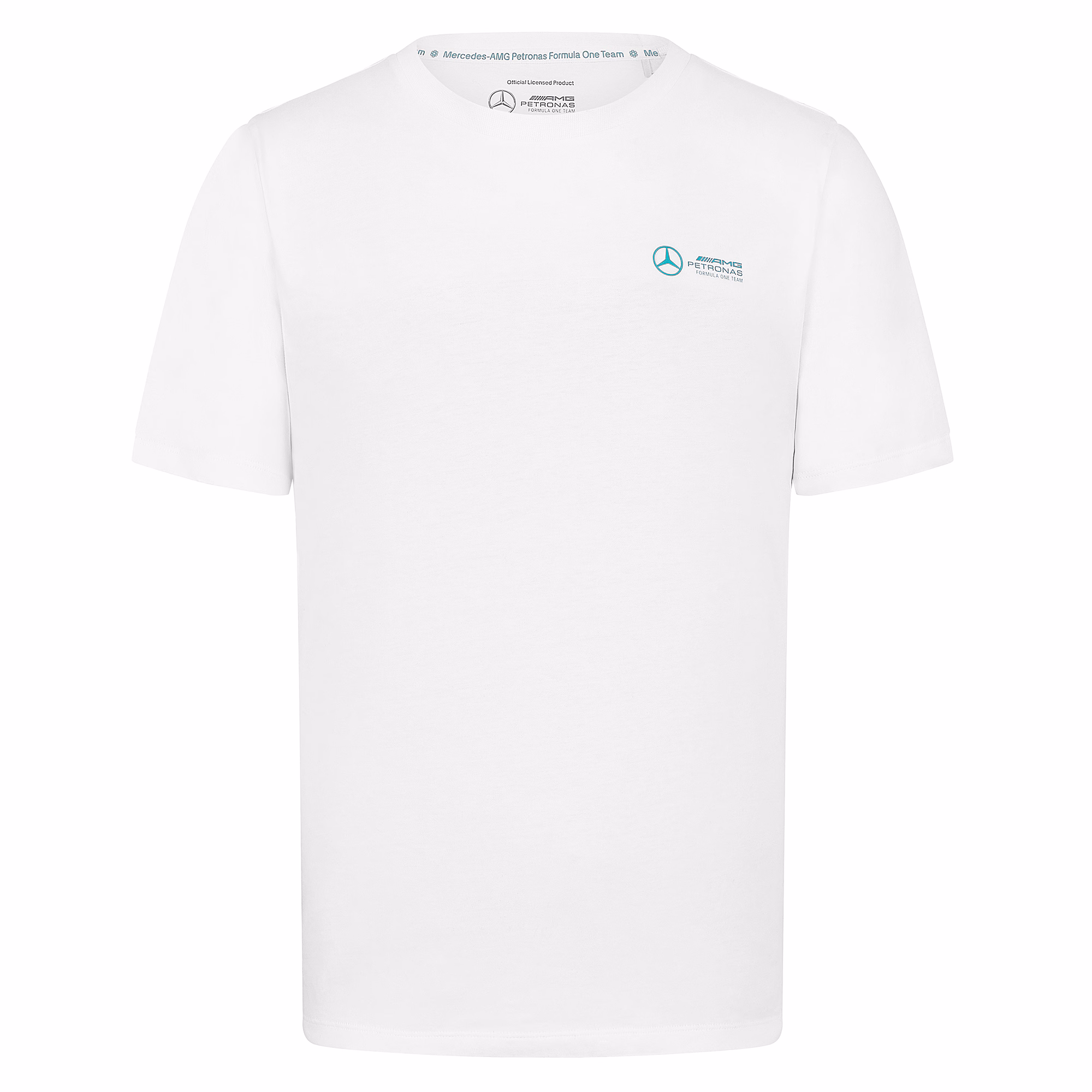Mercedes AMG Petronas F1 Small Logo T-Shirt - White