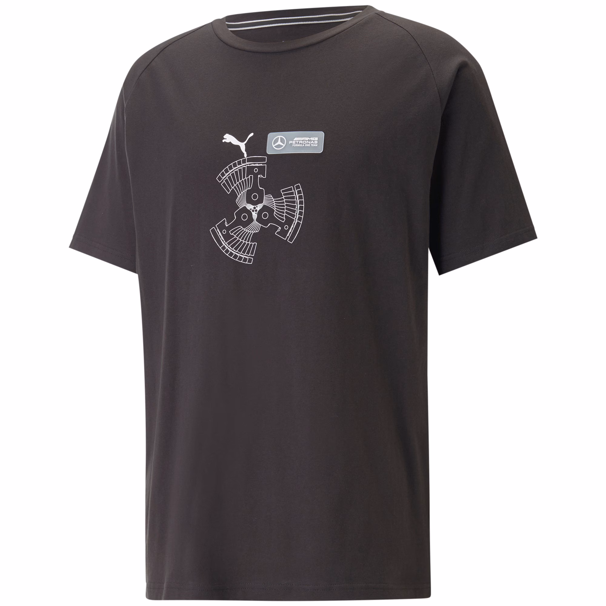 Mercedes AMG Petronas F1 Statement T-Shirt by Puma - Black