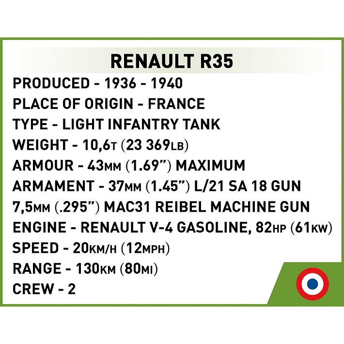 Renault R35 - Valentine IX - Panzer I