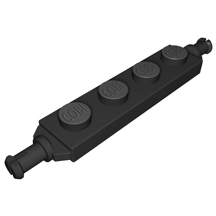 1x4 1/3 z ośką dwustronną