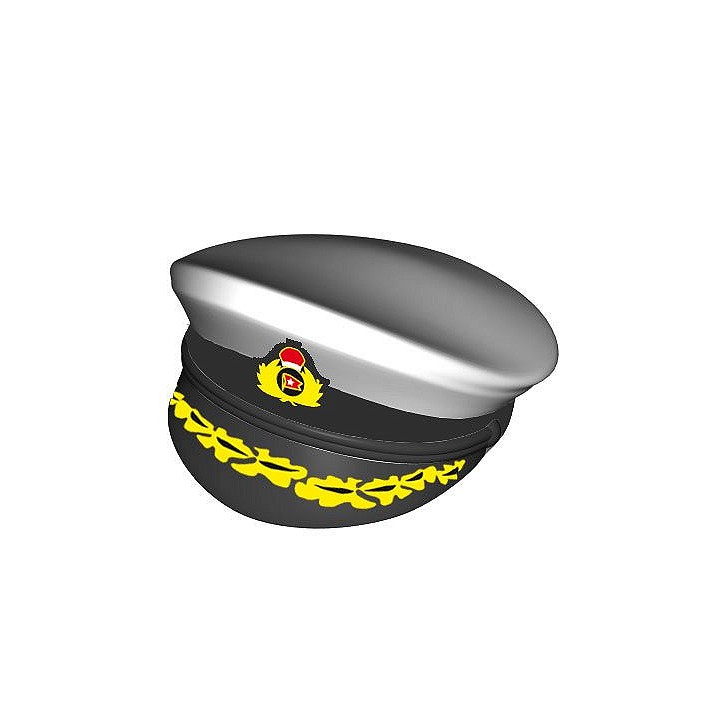 Czapka oficerska z daszkiem. nadruk