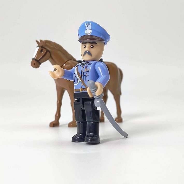 Marszałek Piłsudski na Kasztance