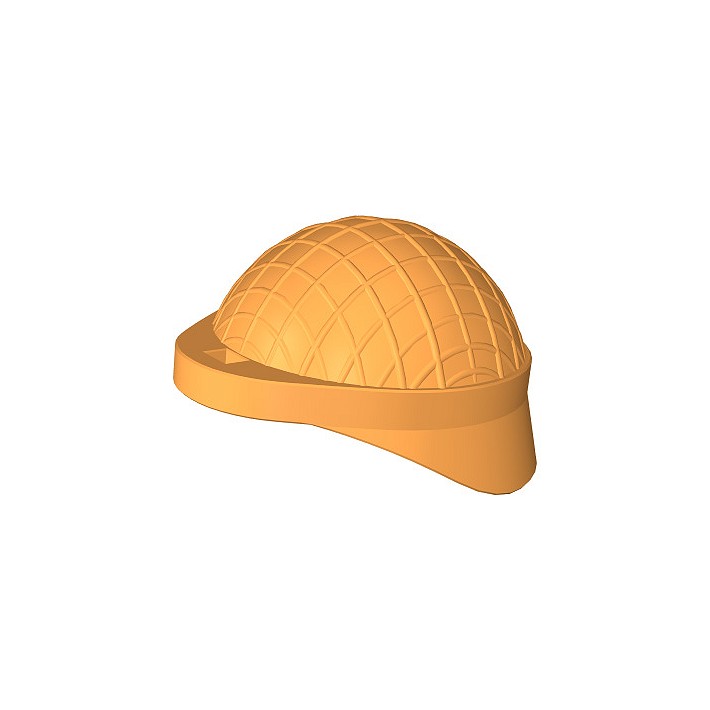 Hełm wojskowy z siatką i otworkiem