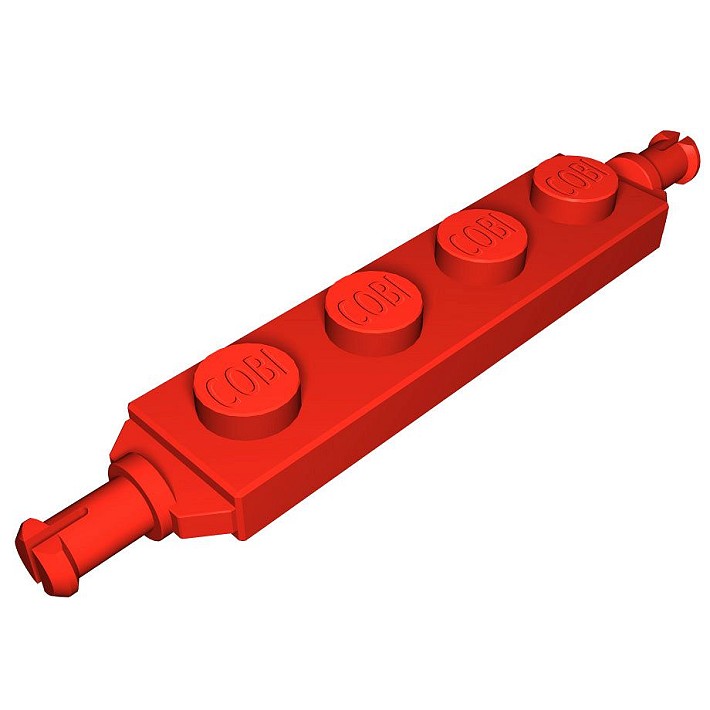 1x4 1/3 z ośką dwustronną