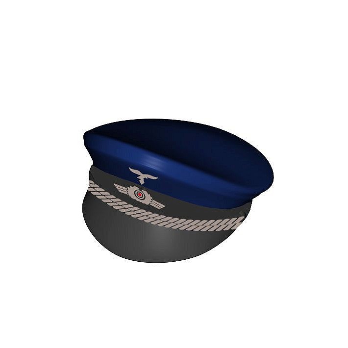 Czapka oficerska z daszkiem. nadruk