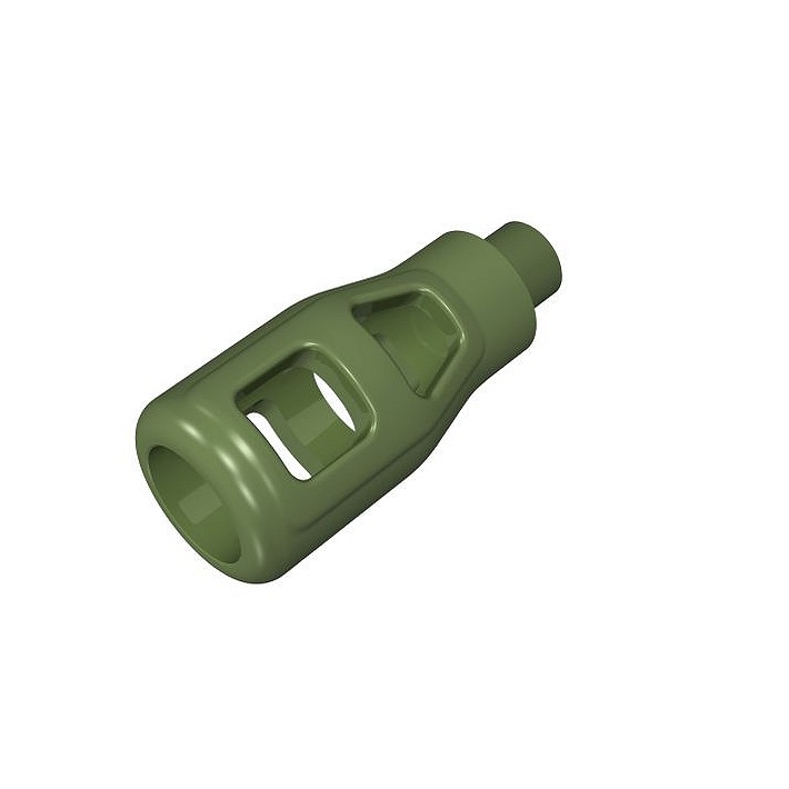 Hamulec wylotowy lufy. duży