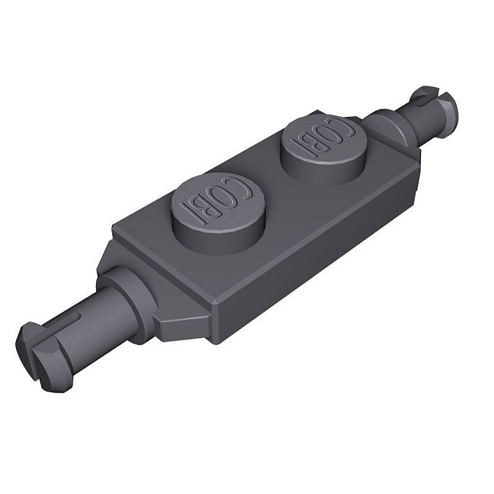 1x2 1/3 z ośką dwustronną