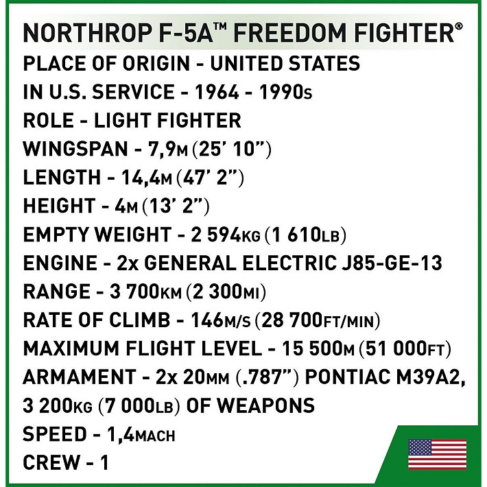 Northrop F-5A Freedom Fighter