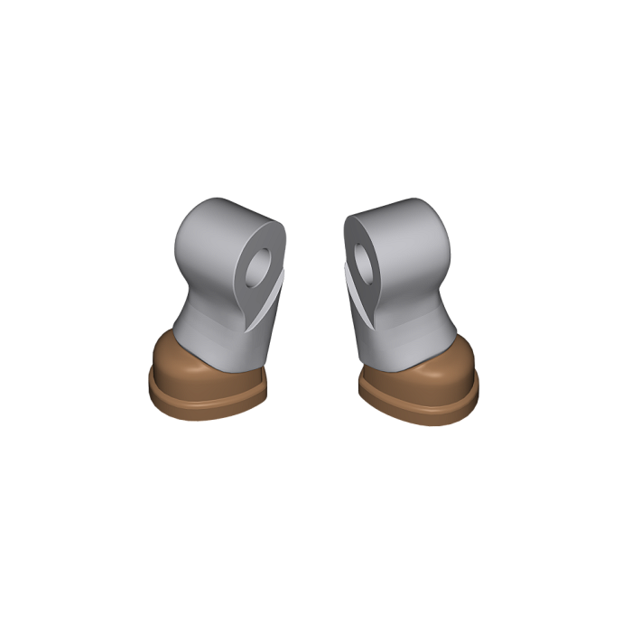 Nogi - prawa + lewa / buty