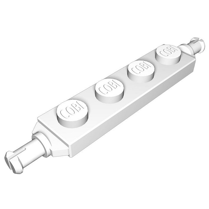 1x4 1/3 z ośką dwustronną