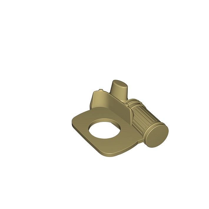 Pas Wermachtu z pojemnikiem gazowym